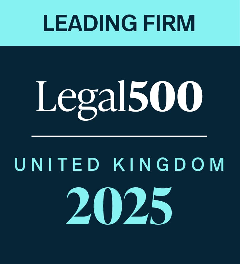 Legal 500 Leading Firm 2025